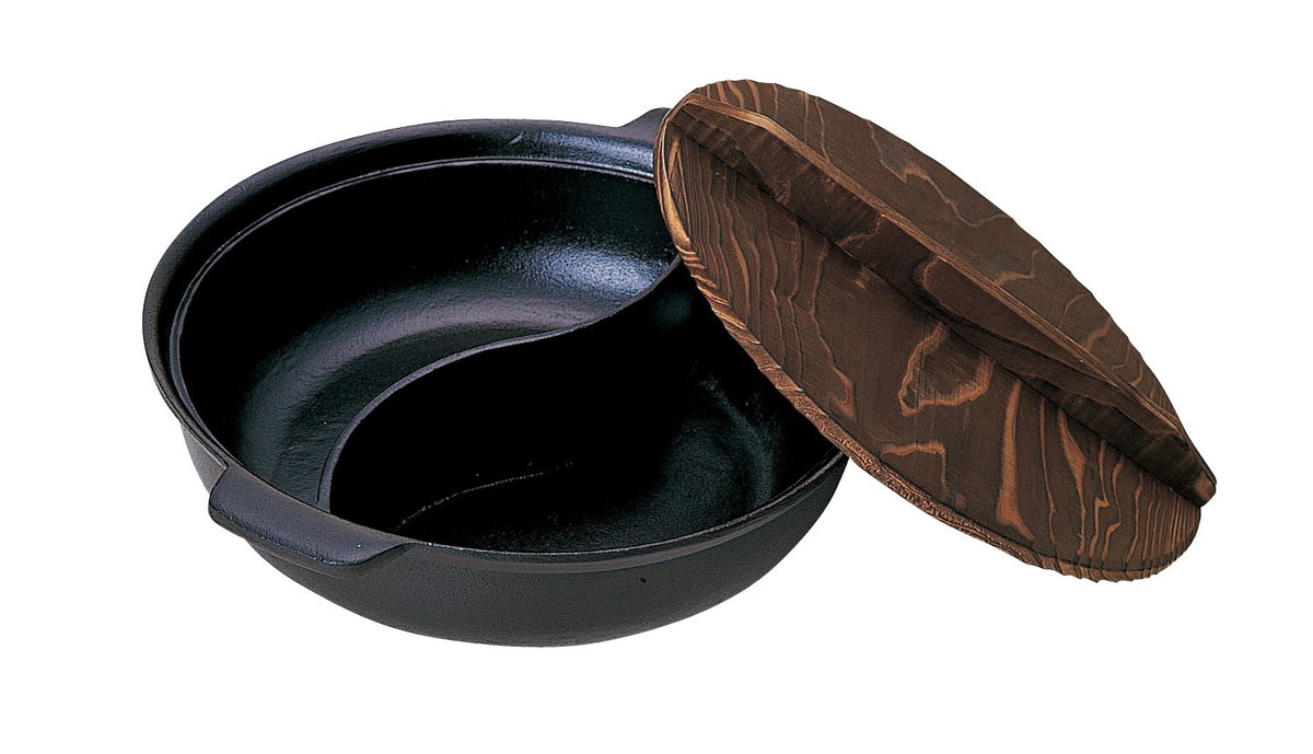 Kawanami Shoten Genpei Pot (Black) 21cm 29-17