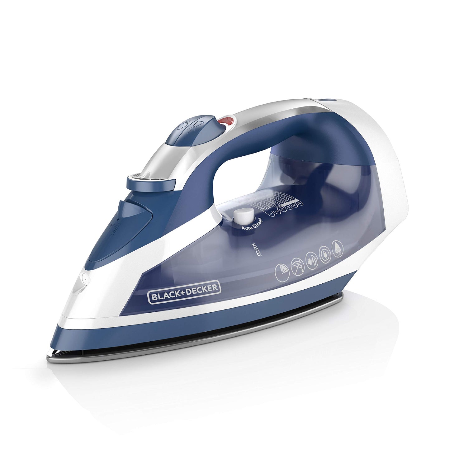 BLACK+DECKER Cord Reel Steam Iron with Nonstick Soleplate