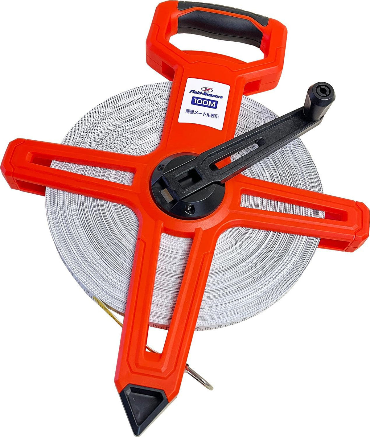 Unix BX90-52 Tape Measure Measuring Instrument Field Measure 100 m (Double Sided Metric Display) Orange