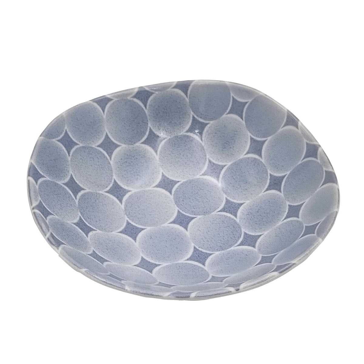 Mino Ware 132-0203 Shallow Bowl, Dish, Microwave, Dishwasher Safe, Dishware, Aqua, Approx. 6.3 inches (16 cm), Made in Japan