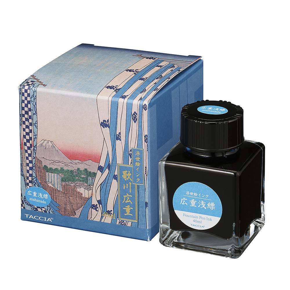 Nakabayashi TFPI-WD42-9 TACCIA Fountain Pen Ink, Water Based Dye, Ukiyo-e Ink, Hiroshige Utagawa