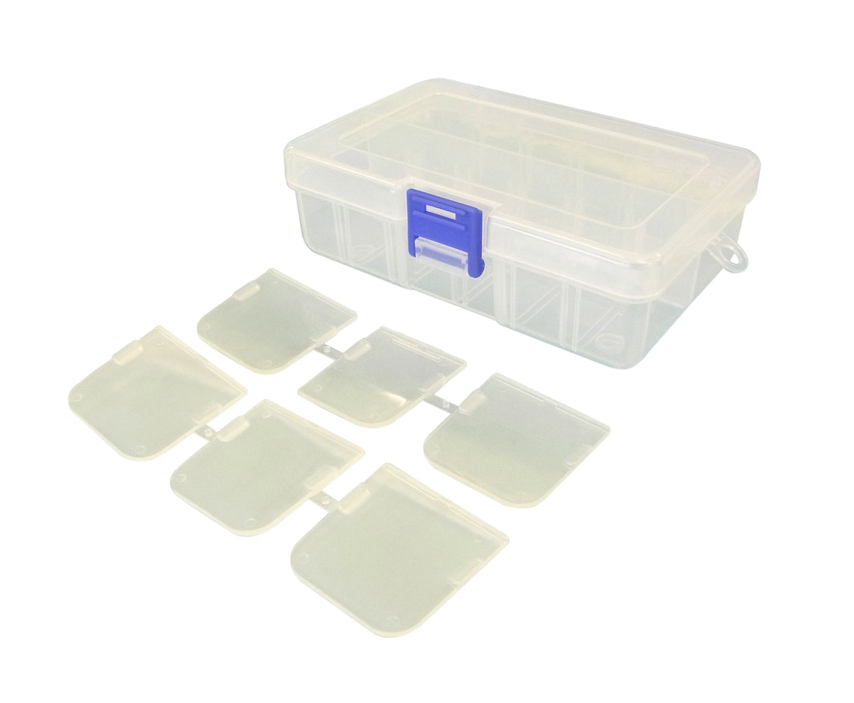 Ringstar RP-150 Super Club Parts, Clear, L 5.7 x W 3.9 x H 1.9 inches (145 x 98 x 49 mm), 8 Dividers