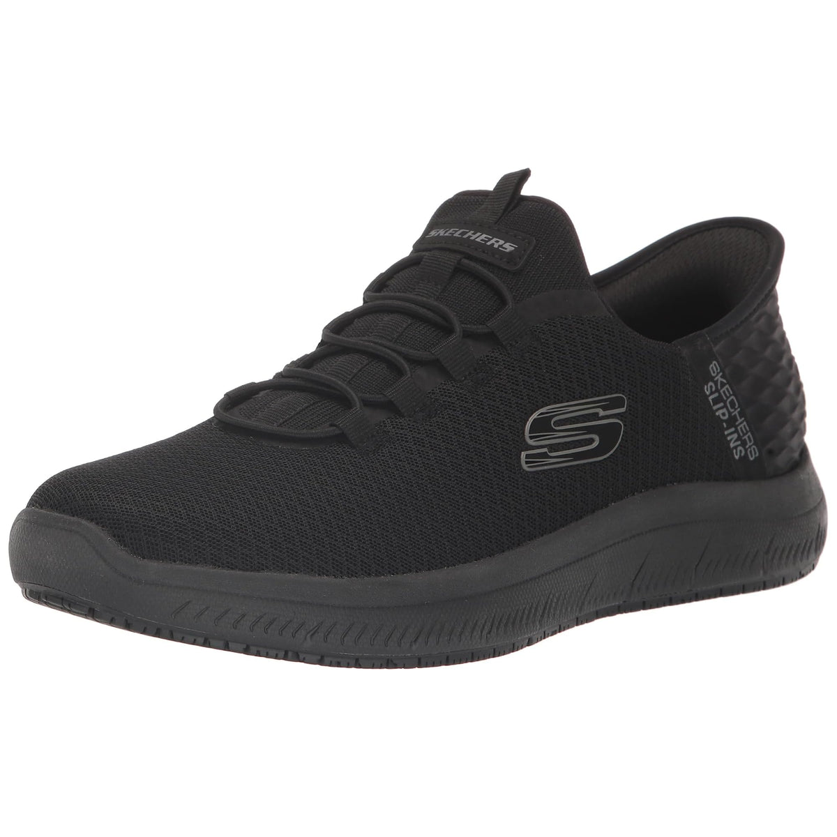 Skechers Men's Summits Colsin Sr Hands Free Slip -Ins, BBK, 11.5