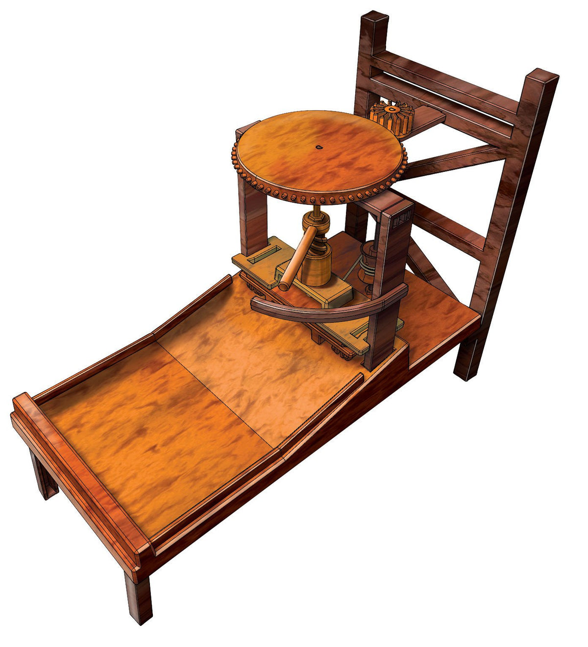 Doyusha Leonardo da Vinci Series Printing Press Printing Machine