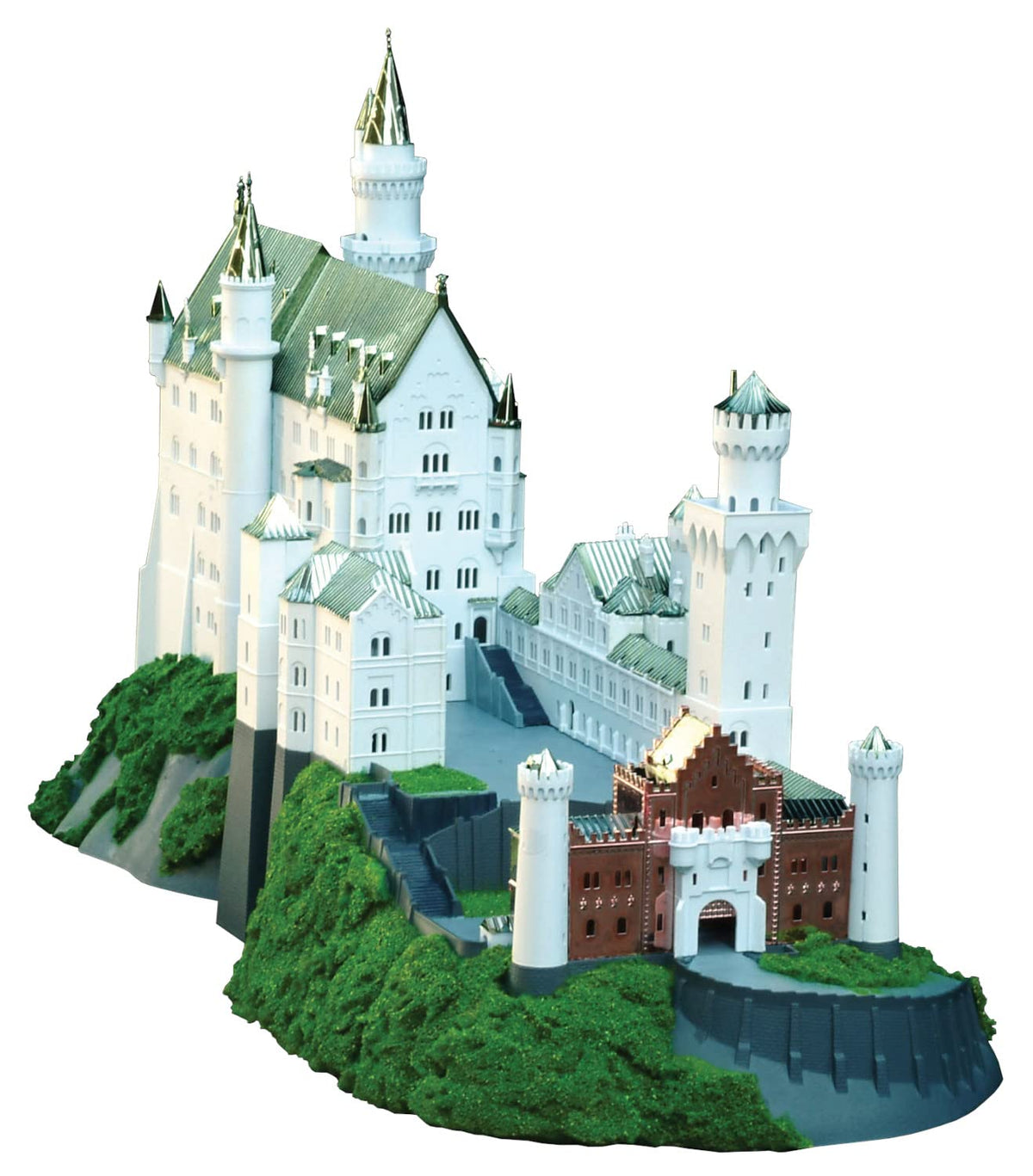 Doyusha 1/220 Western Castle Neuschwanstein Castle Gold Plastic Model NSG Molded Color