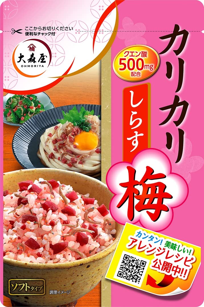 Omoriya crisp plum Shirasu 40gX10 pieces