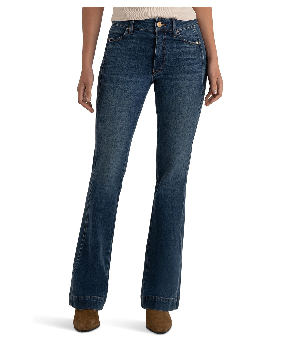 KUT from the Kloth, Womens, Natalie High-Rise Bootcut Side Inset-Wide Hem, Choice, Size: 10, Inseam: 33