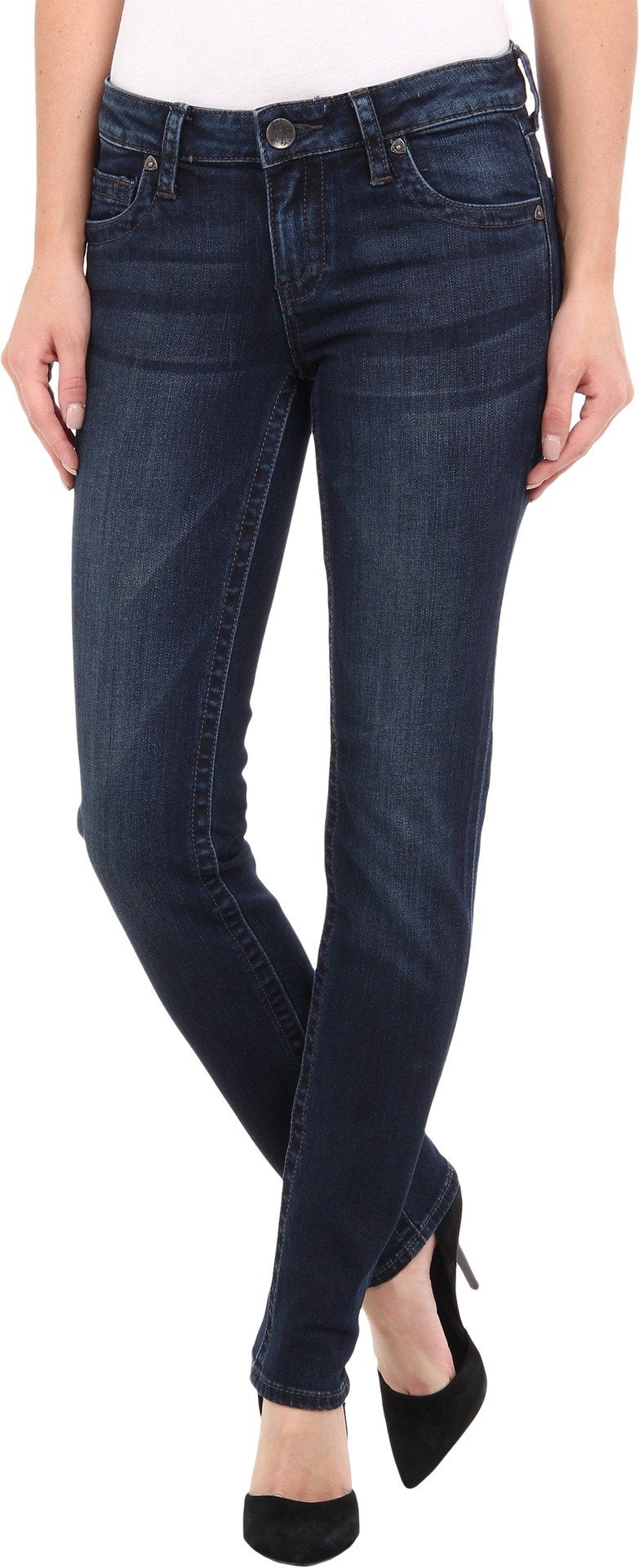 KUT from the Kloth Stevie Straight Leg Jeans Breezy 4 31,