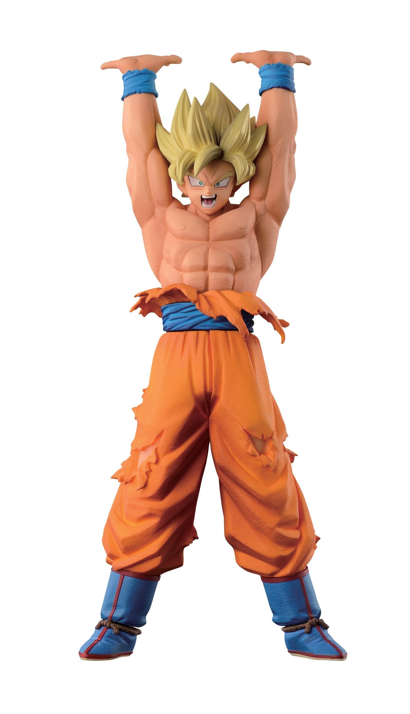 Banpresto Dragon Ball Super 7.9" Super Saiyan Goku Figure, Give Me Energy, Spirit Bomb Special