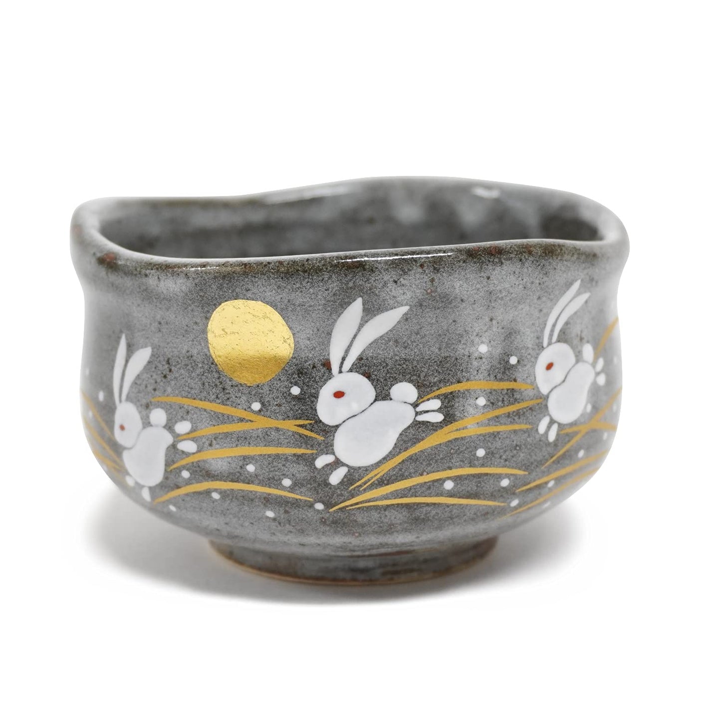 kitano toujyudou Japanese Matcha Bowl Rabbit Kutani Ware 14 fl oz Tea cup K6-788