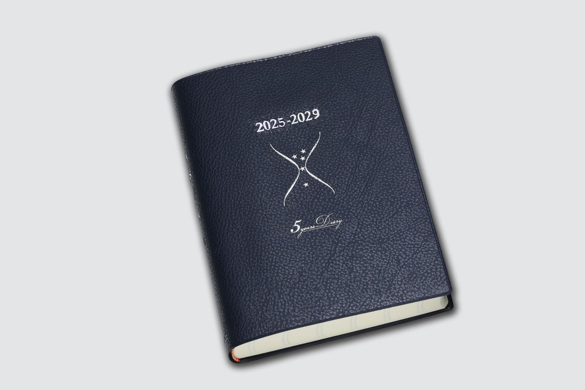 石原出版社 Ishihara Shuppansha Diary 2025 Year Ishihara 5 Year Diary B6 Navy Blue D052501