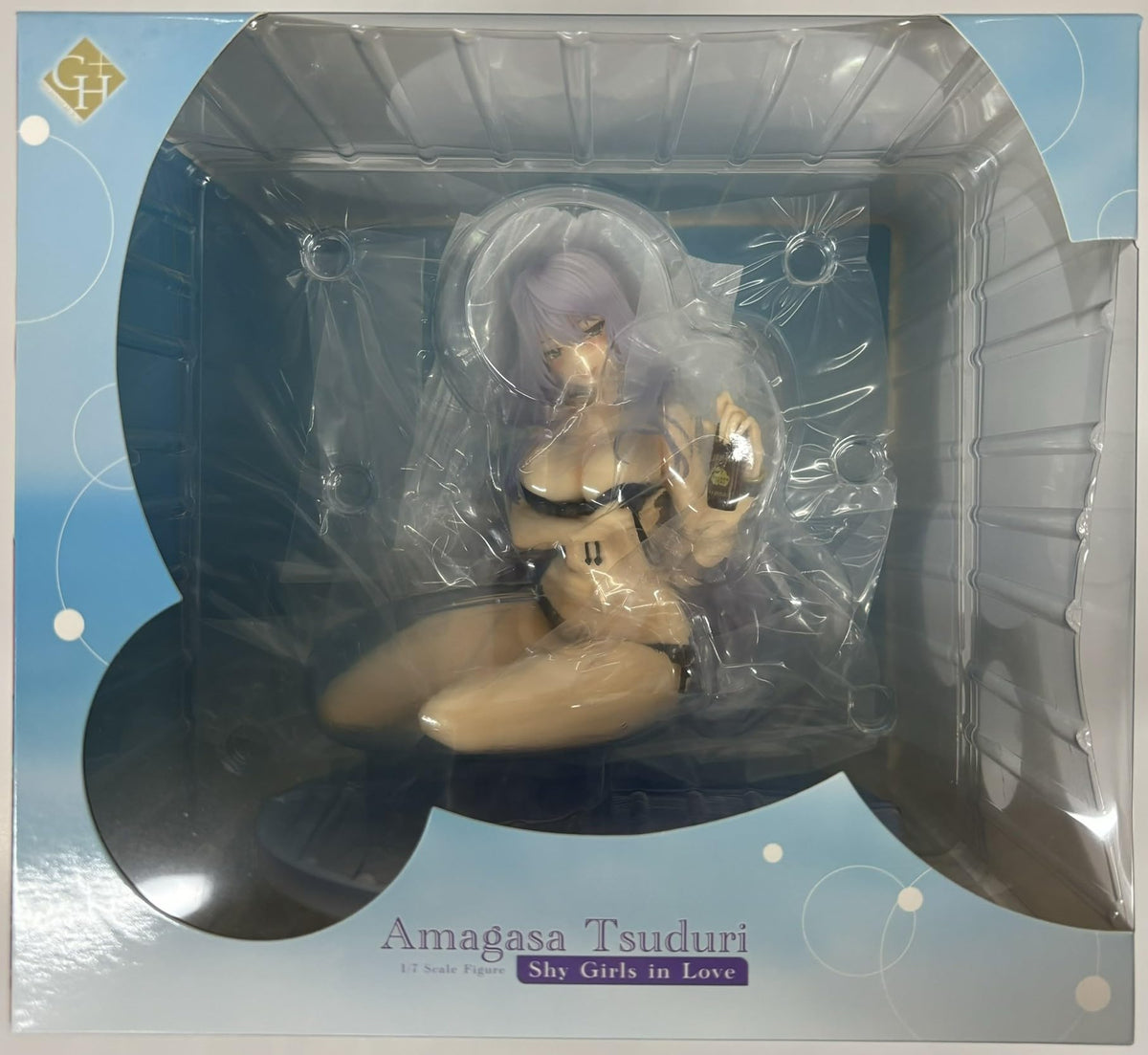 Golden Head Shy Girls in Love Statuette PVC 1/7 Tsuduri Amagasa Ami Ami 15 cm