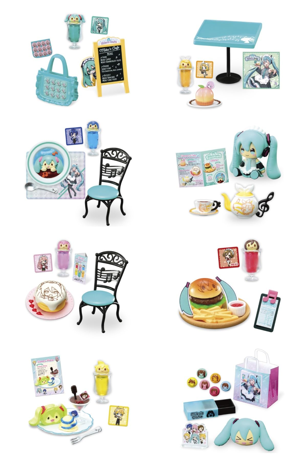 Re-Ment-Hatsune Miku's Cafe-Trading Figure- 1 of 8 Blind Box