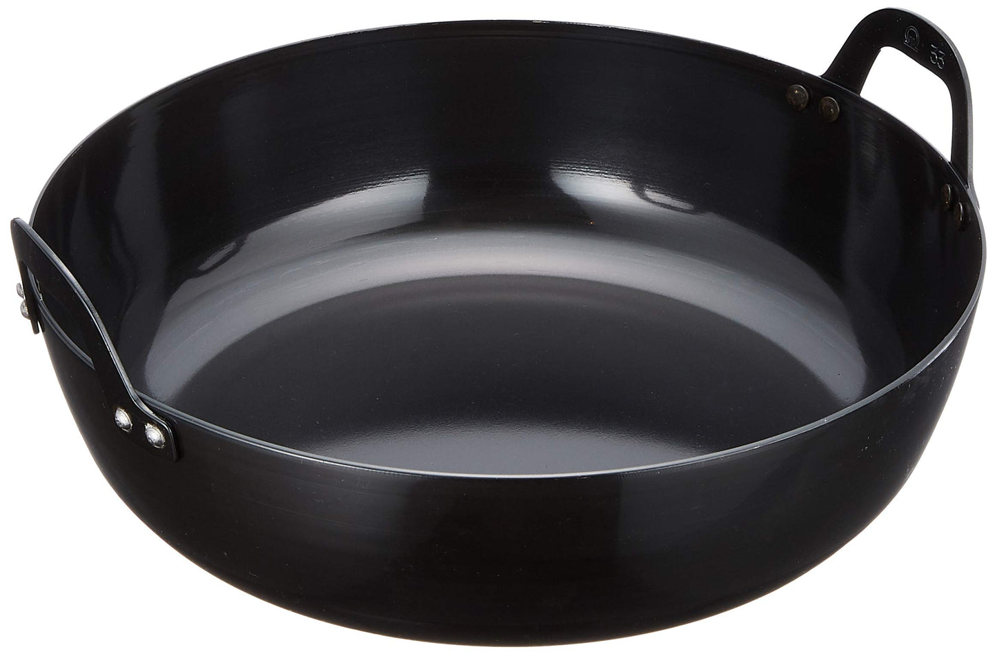 Endoshoji TKG AAG09033 Iron Tempura Pot, 13.0 inches (33 cm), Width x Depth 13.4 x Depth 13.8 inches (340 x 350 x 130 mm), Quantity: 9.1 oz (2570 g), Iron Thick Plate, 0.1 inches (2.6 mm)