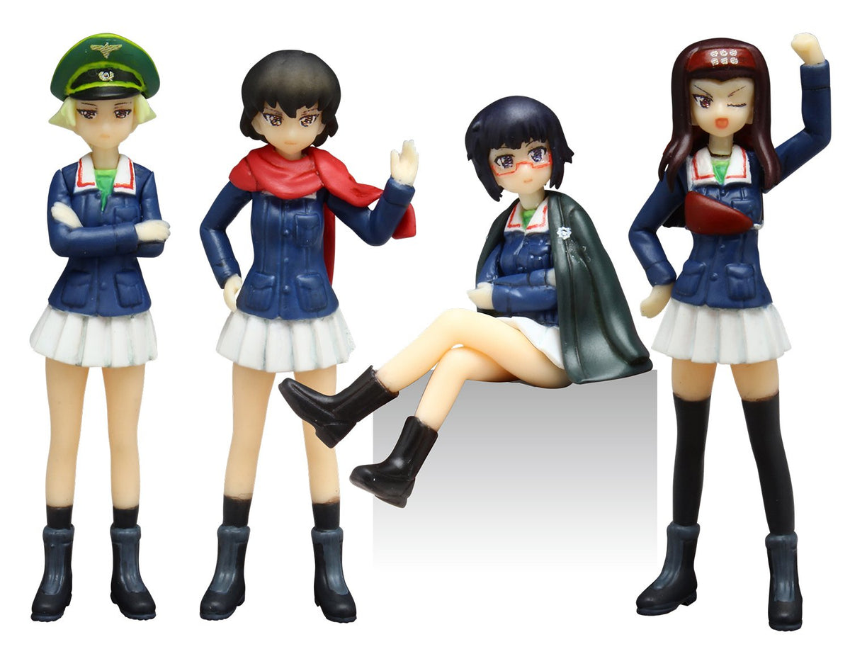 ガールズ&パンツァー劇場版 カバさんチーム フィギュアセット パンツァージャケットバージョン