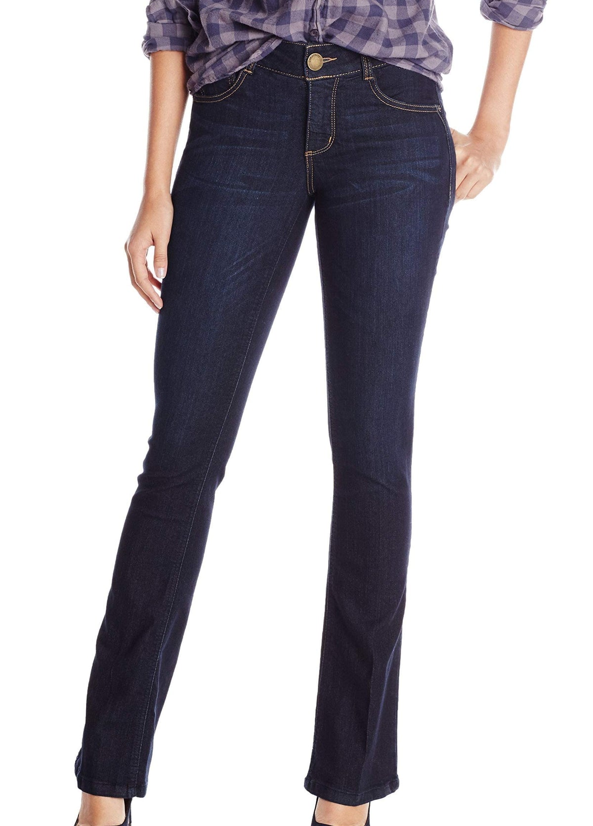 Democracy Women's Ab Solution High Rise Ankle, Indigo, 10