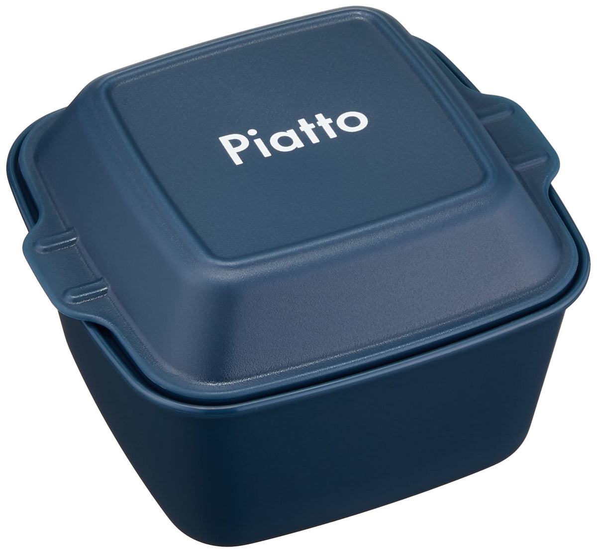 Showa Piatto Lunch Box, Side Case, Navy, 10.1 fl oz (300 ml)
