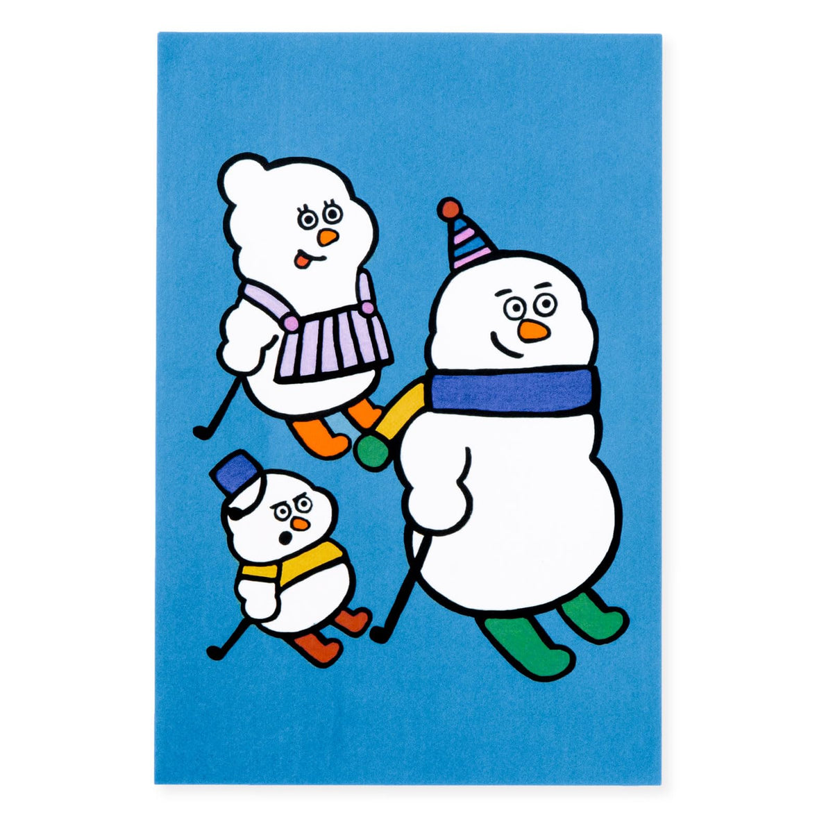 Iroha Publishing WORLD1 ART CREATORS Christmas Card W3.9 x H5.8 inches (100 mm) x H5.8 inches (148 mm) WAPC-05