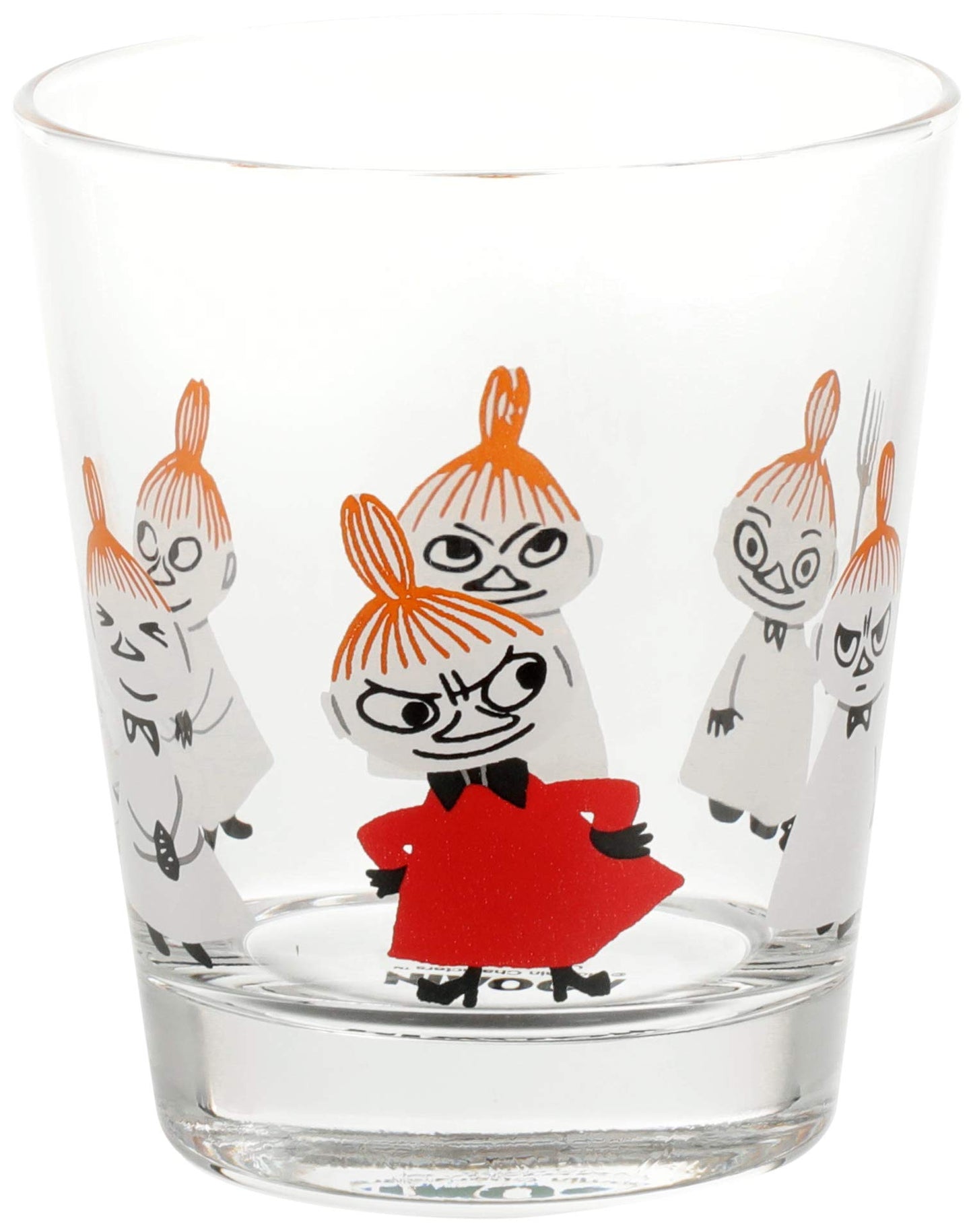 Yamaka Shoten MM3502-813 Moomin Kuppi Glass Tumbler - Little My, Approx. 9.2 fl oz (260 ml), Scandinavian Mother's Day Gift, Tableware, Wedding Gift, Made in Japan