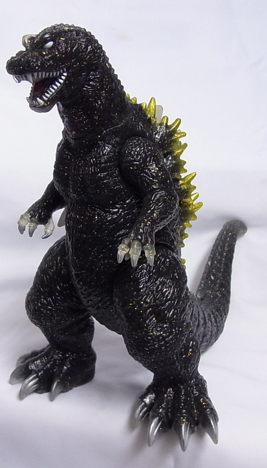 BANDAI Dark Green & Gold Glitter 8 2002 Godzilla with Tag