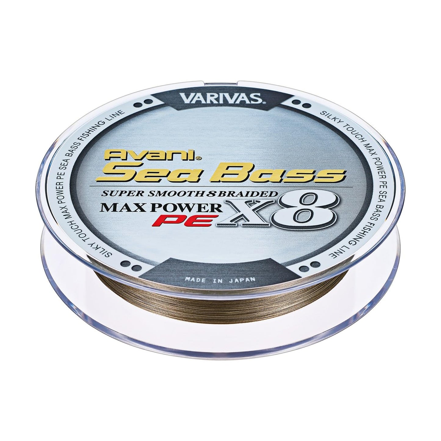 VARIVAS Avani Sea Bass Max Power PE x8 (Status Gold, 150m, 28.6 lb (#1.5))