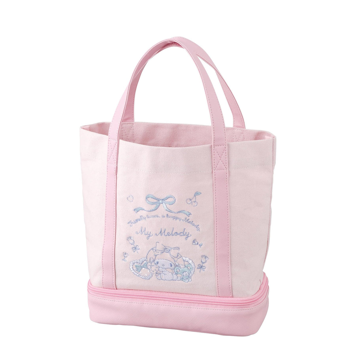 丸眞 Marushin 3335016100 Tote Bag, Sanrio My Melody, Fluffy Ribon, Round Bag, Golf, Cooler Bag, Character, Beginners