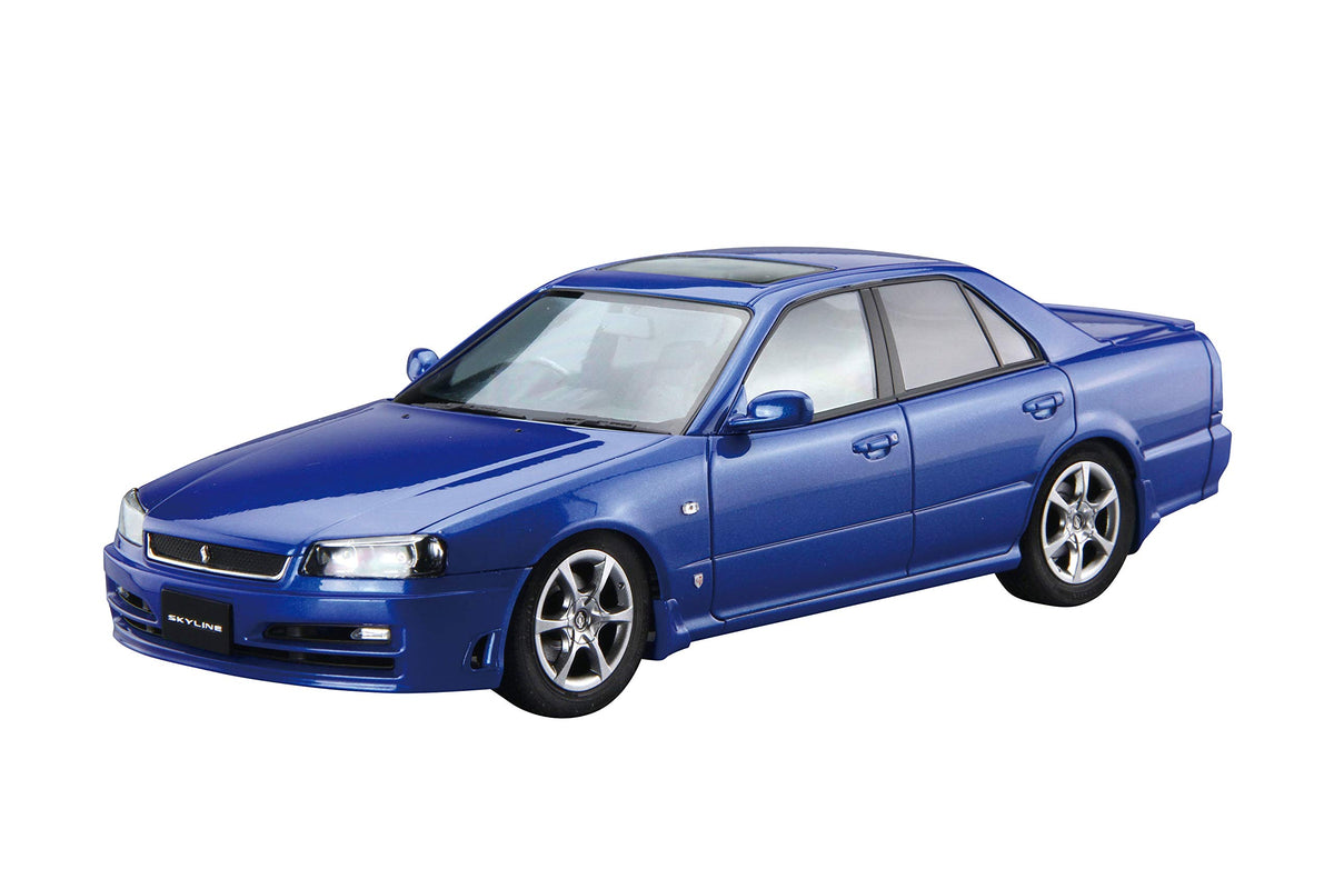 Qingdao culture materials, 1/24 the-series cars No.88 Nissan ER34 skyline 25GT Turbo 2001 model car