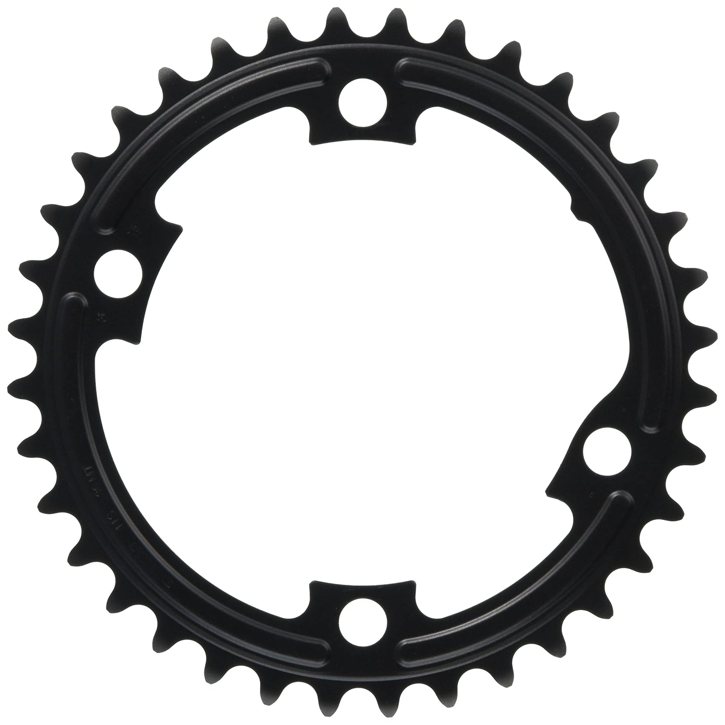 Shimano Plate 36D R7000 105 52/36 Cycling, Adults Unisex, Black (Black)