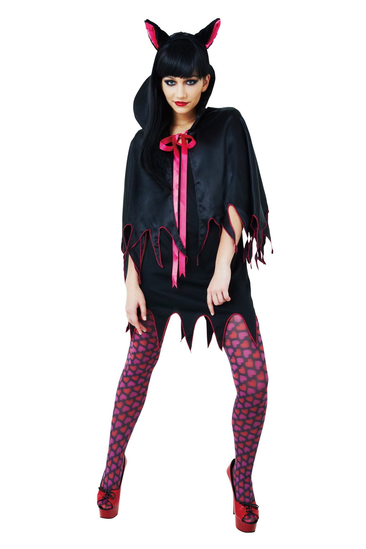Pink / Black Cat Ladies Devil by Clearstone