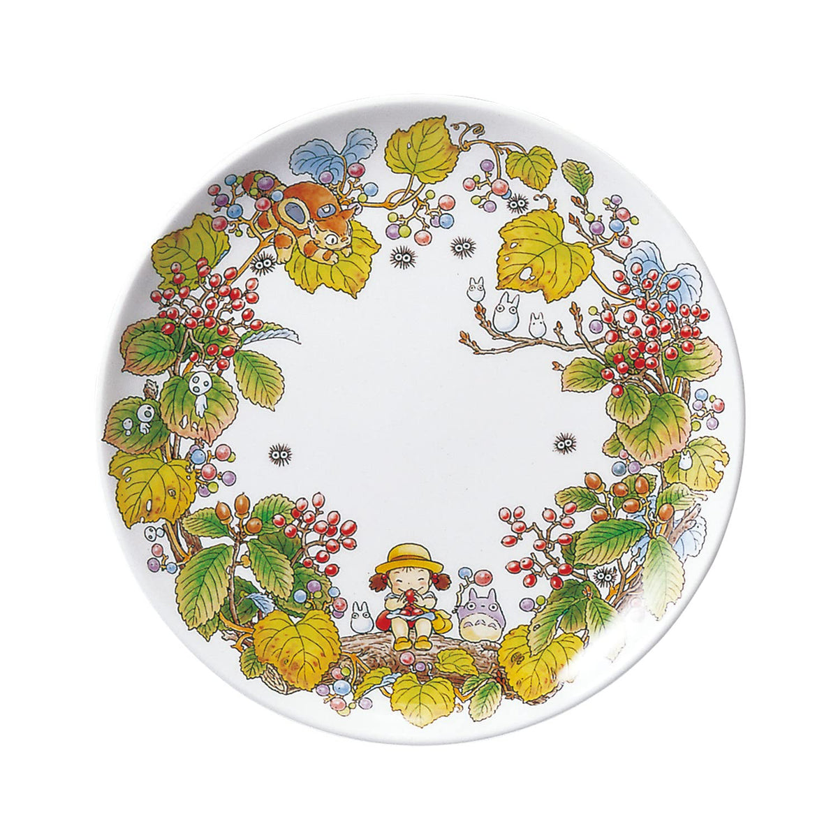 Noritake T50116A/4660-5 My Neighbor Totoro Plate 9.1 inches (23 cm), Microwave Safe, 1 Piece