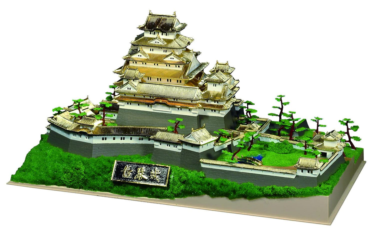 Doyusha 1/380 Japanese Castle Deluxe Gold Himeji Castle Plastic Model DG-1