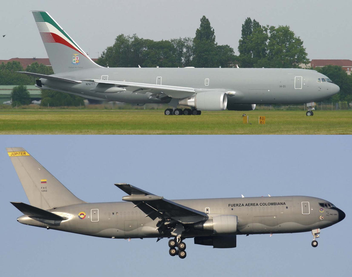 Hasegawa 10808 1/200 KC-767 World Tanker Combo Limited