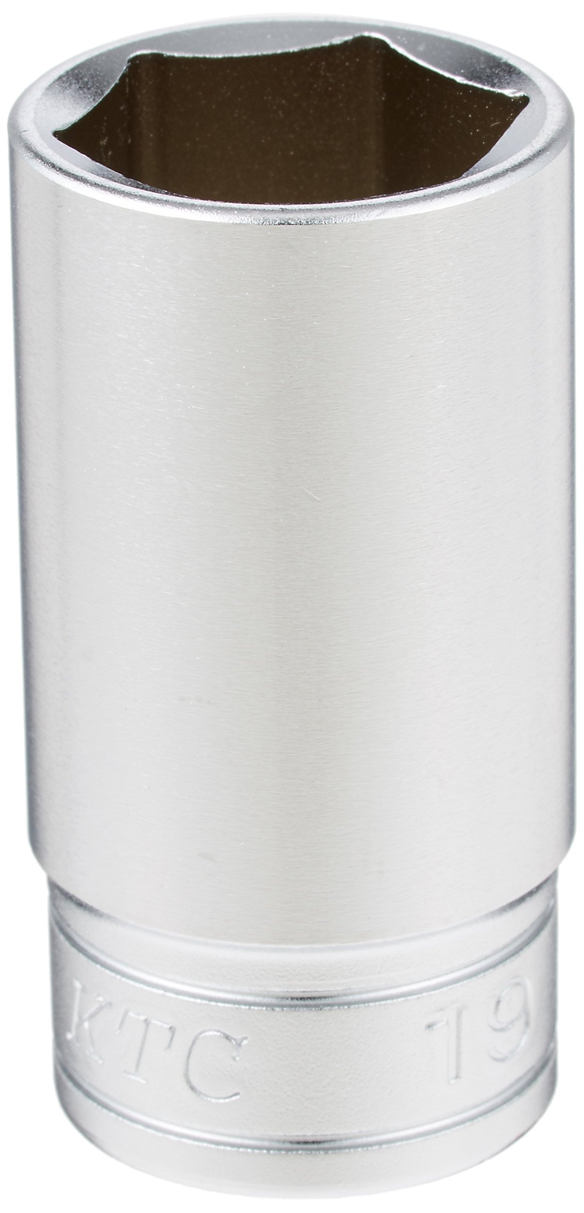 Kyoto Tools (KTC) B3M19 3/8" Semi-Deep Socket (Hexagonal) 0.7 inches (19 mm)