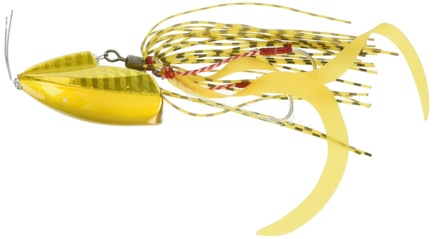 Major Craft JRT-15 Lure, Metal Jig, Jig Labor, Through Offset Type, 0.5 oz (15 g), #210 Gold