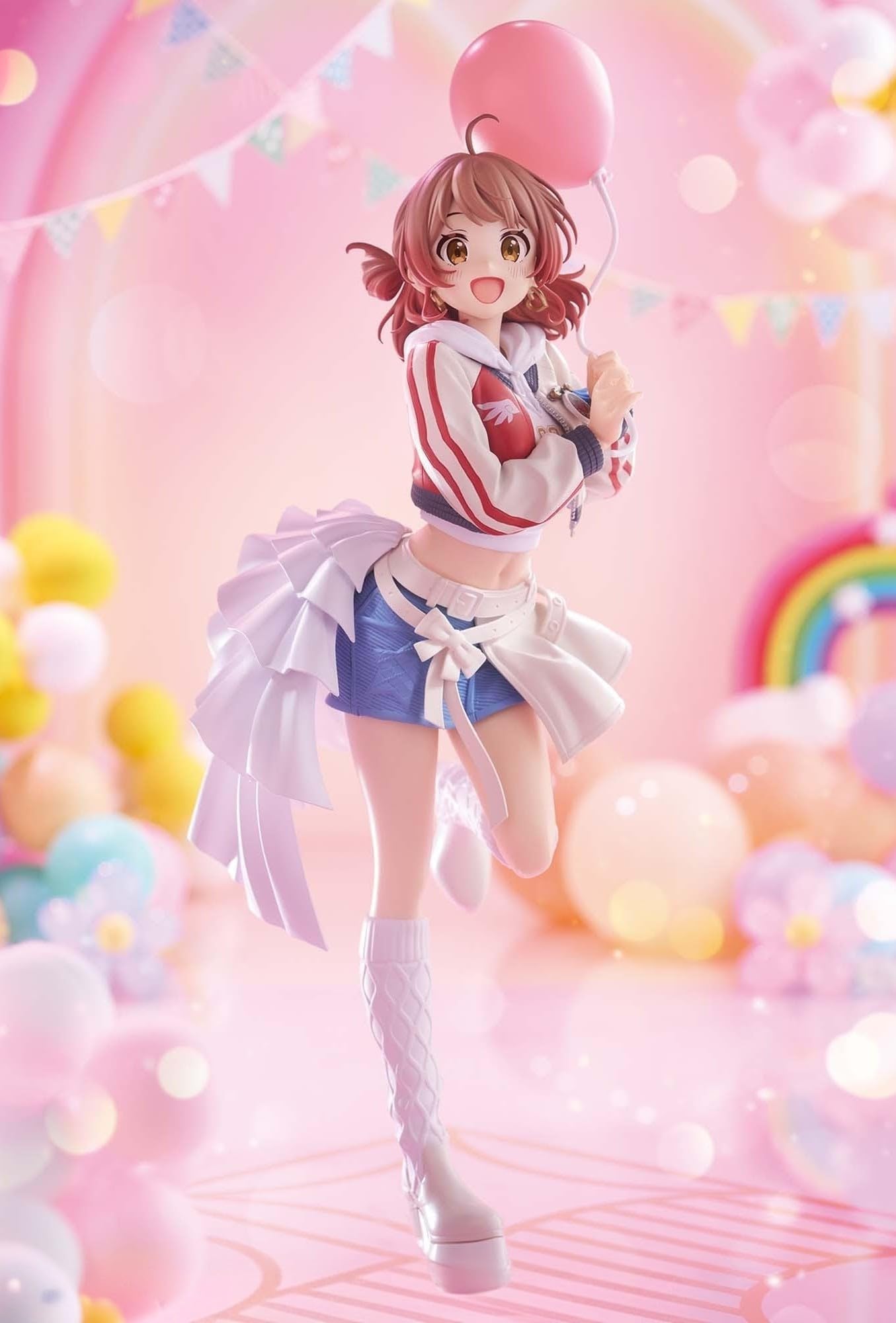 Gakuen Idolmaster Figure Yumu Hanamiume Espresso Inflatable, Size: Approx. 9.4 inches (24 cm)