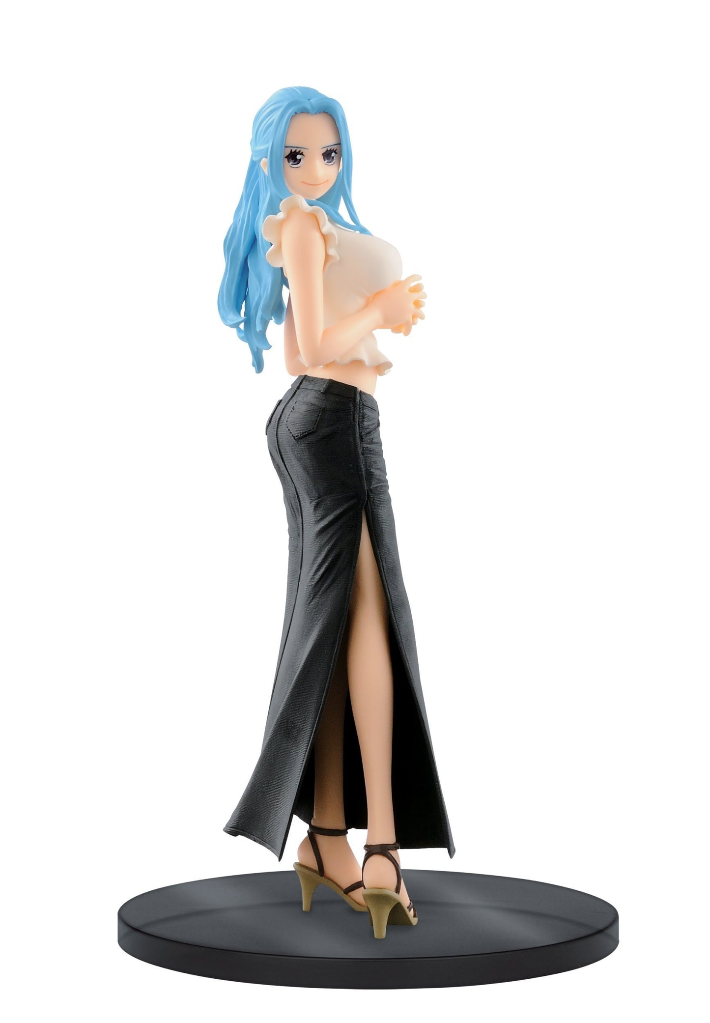 Banpresto One Piece 6.7-Inch Nefeltari Vivi Figure A (Black Jeans), Jeans Freak Series Volume 9