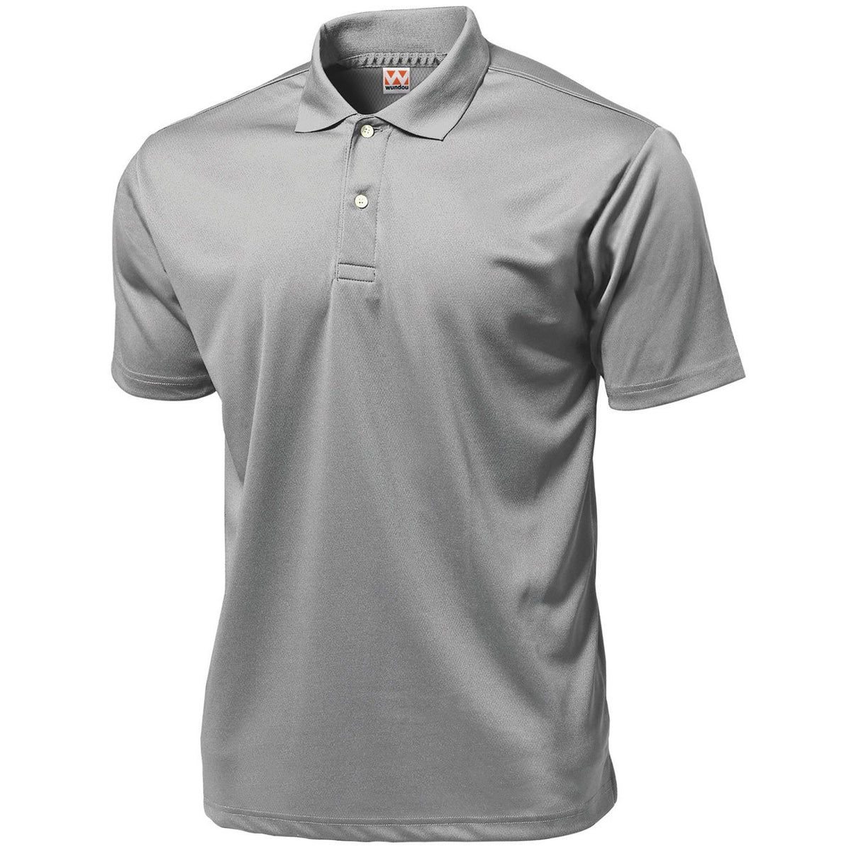 Wundou Men's Sports Dry Light Polo-Shirts P335?XXL?Light Gray