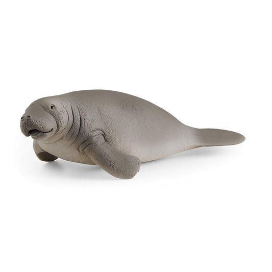 Schleich Wild Life Realistic Manatee Figurine - Authentic and Highly Detailed Animal Toy, Durable for Education and Fun Play, Perfect for Boys and Girls, Ages 3+