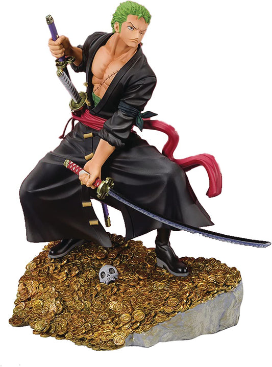 TAMASHII NATIONS - One Piece - Roronoa Zoro - WT100 Commemorative Eiichiro Oda Illustration DAIKAIZOKU HYAKKEI, Bandai Spirits FiguartsZERO Collectible Statue