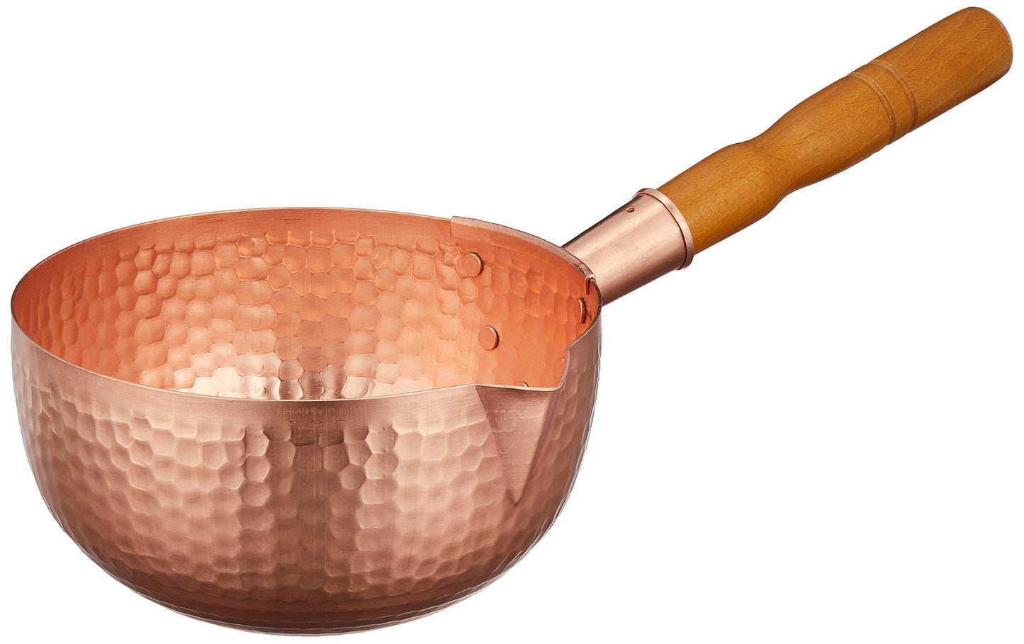 Marushin Copper Bobbin Pot, Pure Copper, 7.1 inches (18 cm), No Tinned Inside