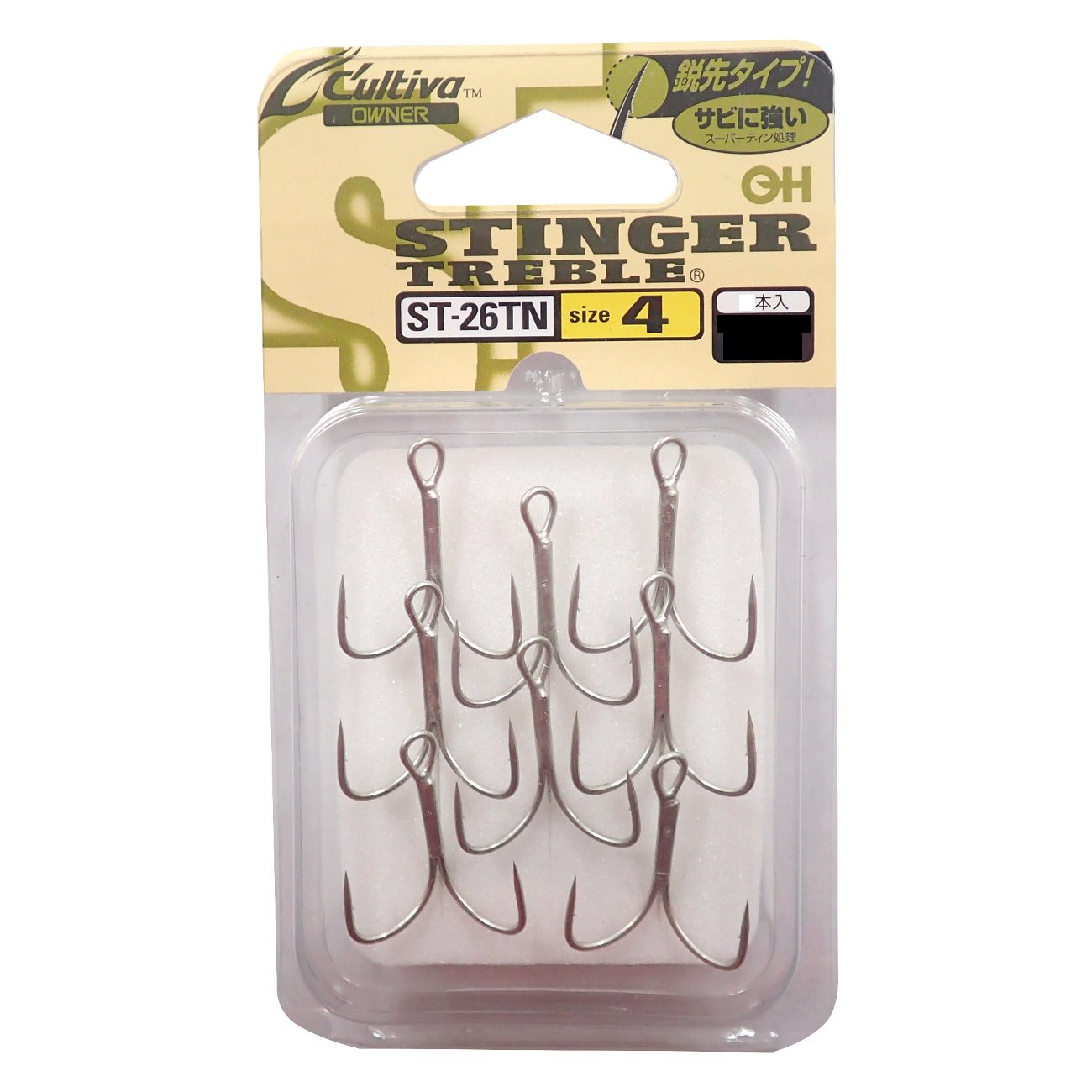 Owner ST26TN Triple Hook Stinger Triple Hook No. 4 11684