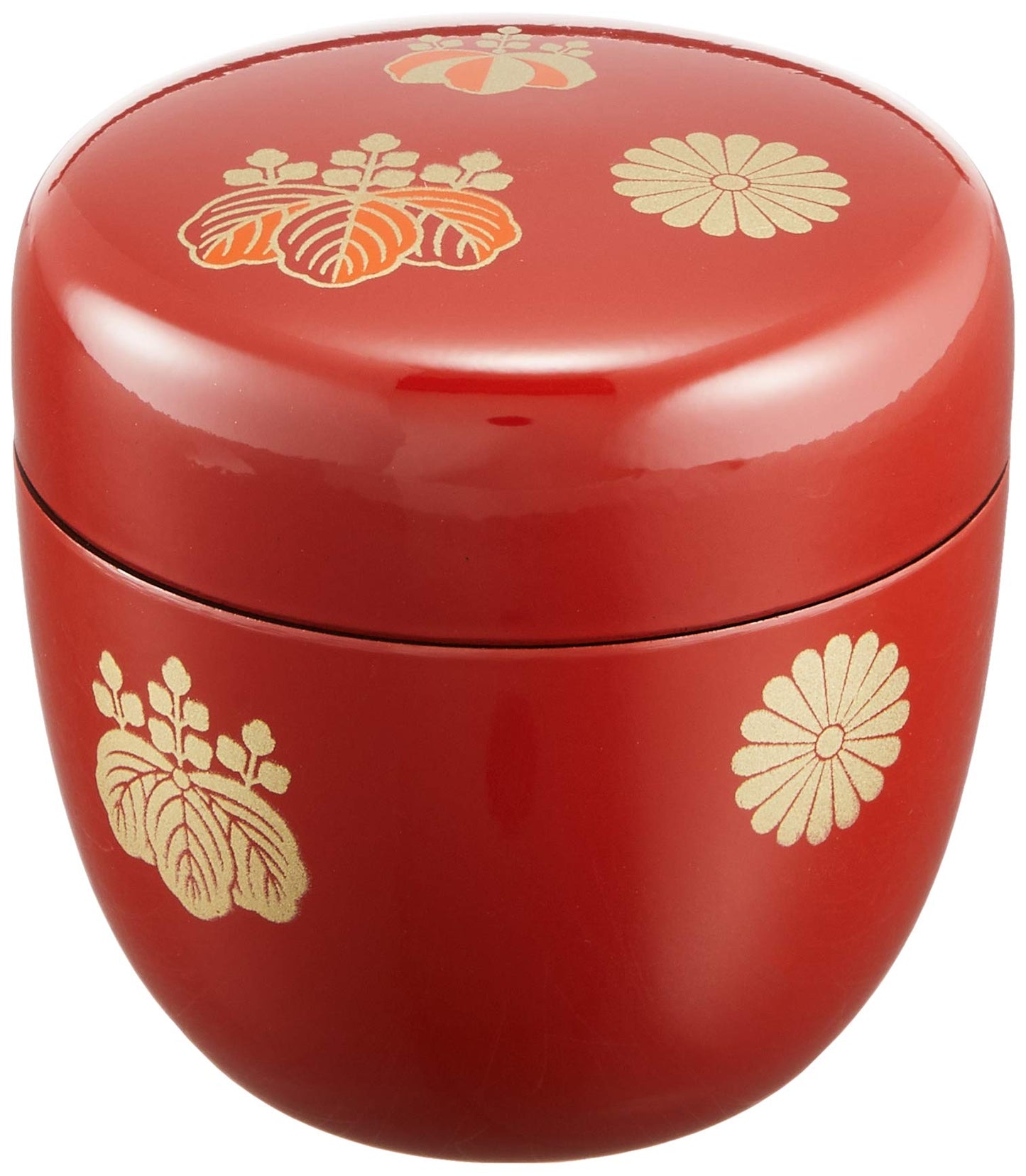 Nakazumi Kodaiji Maki-e Vermilion Color Maki-e Phenolic Resin Tea Utensils Made in Japan