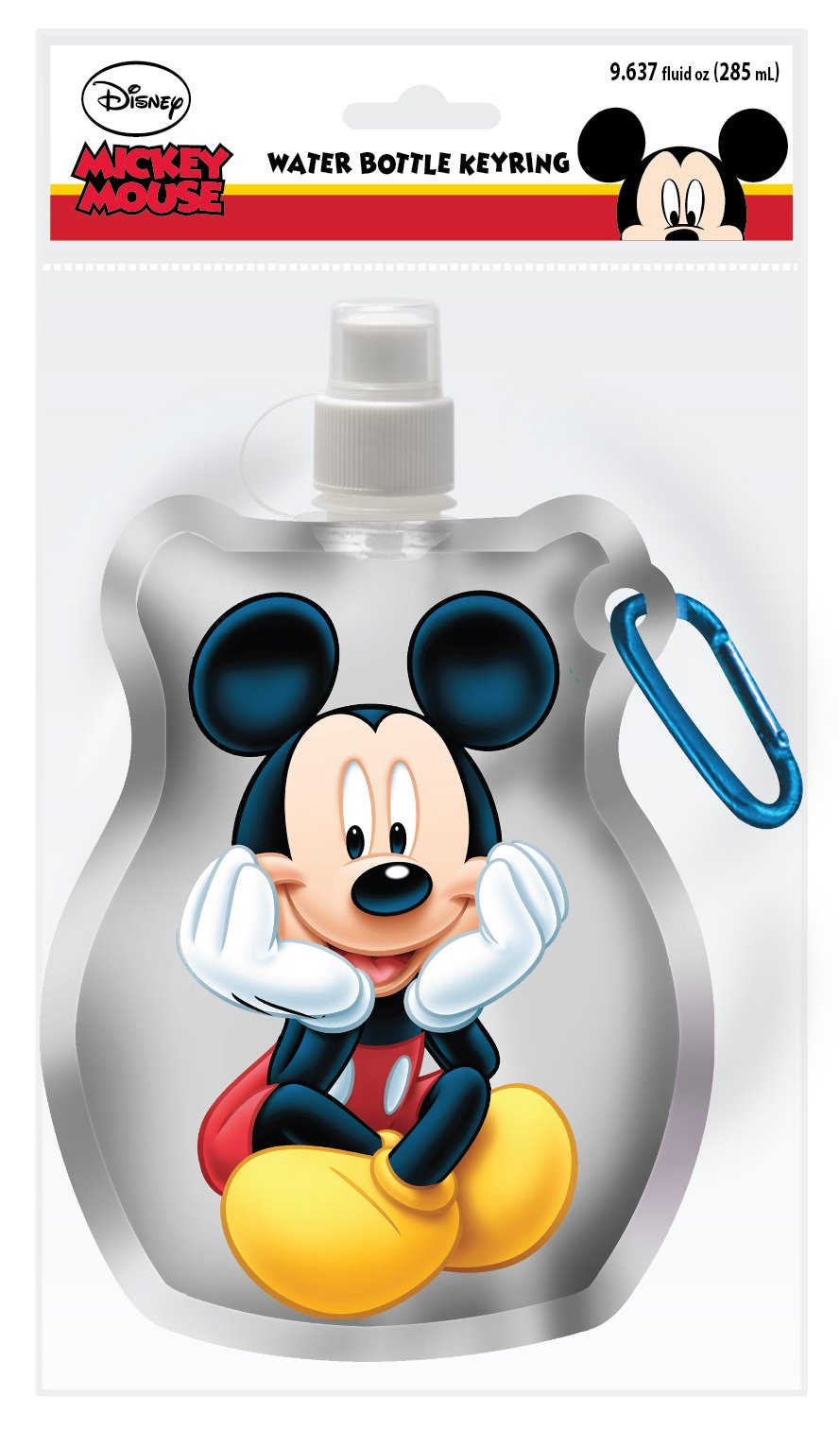 Disney Mickey Water Bottle Key Ring