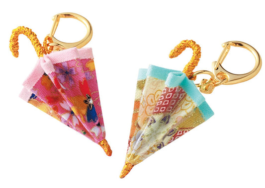 Panami LH-105 Craft Kit, No Sewing, Japanese Mini Umbrella, Keychain
