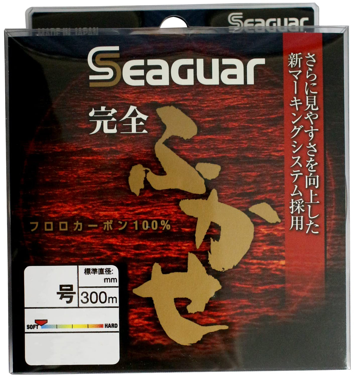 Seaguar Line Seagar Complete Faucase, 1182.4 ft (300 m), No. 6, Transparent