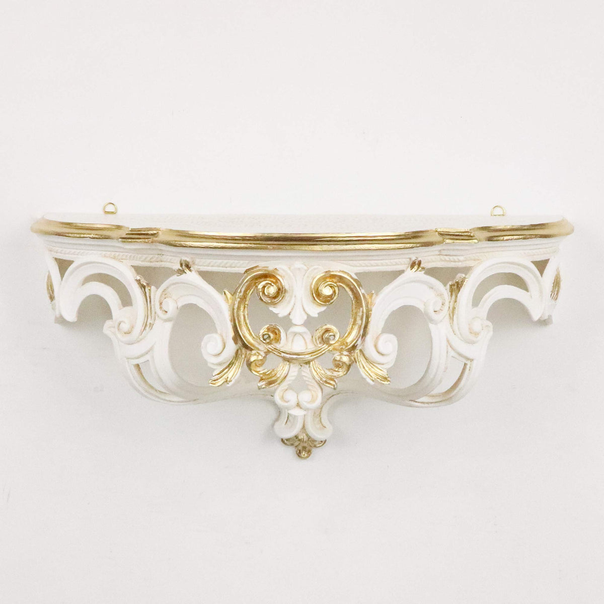 IMA TRADING [Made in Italy] Ivory & Gold W50 x D20 x H24 cm / G1-CP72