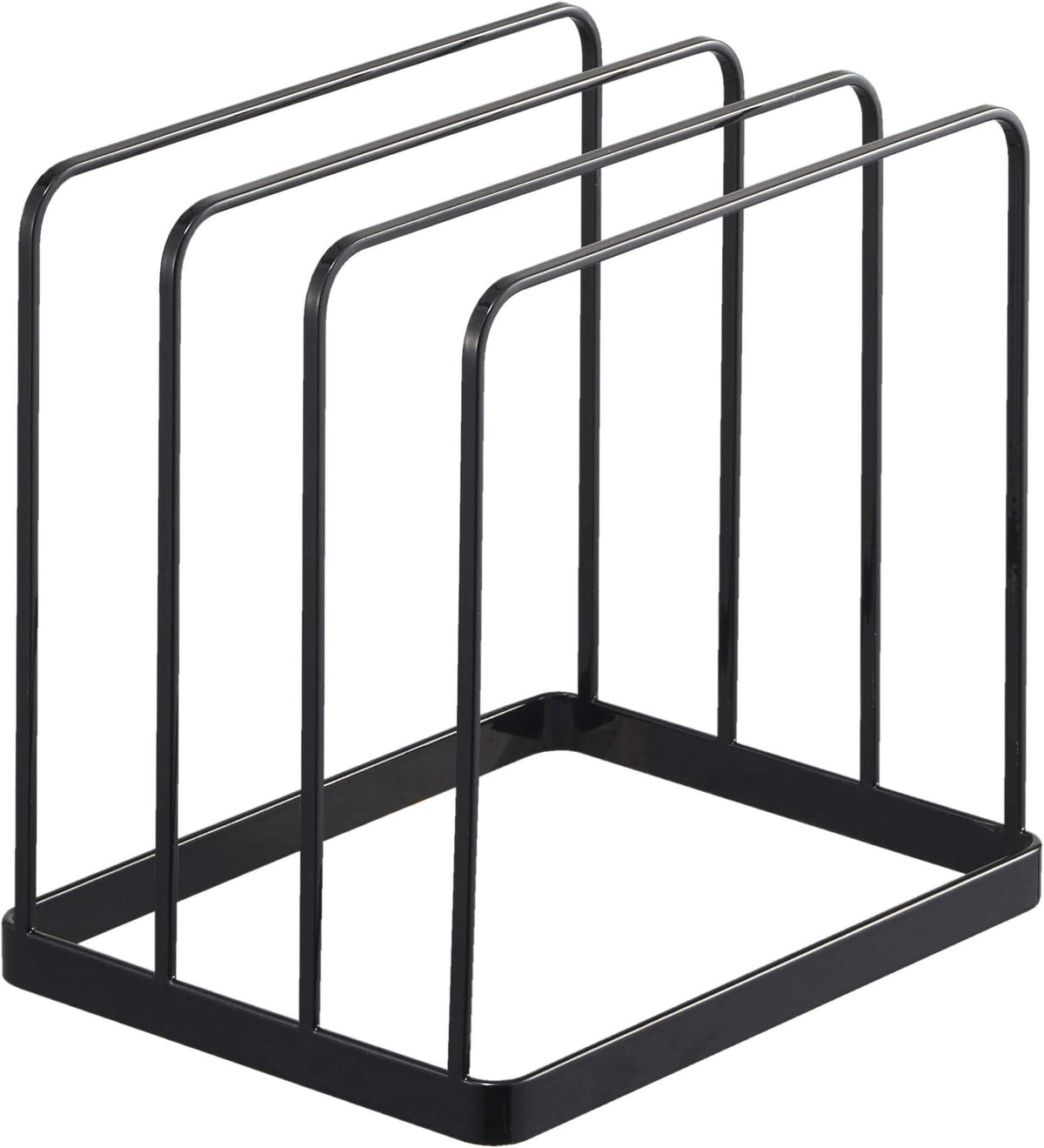 Yamazaki 5053 Tray Stand, Black, Approx. W 7.7 x D 6.3 x H 7.7 inches (19.5 x 16 x 19.5 cm), Tower, Tray Stand, Obon Stand, Drawer, Divider