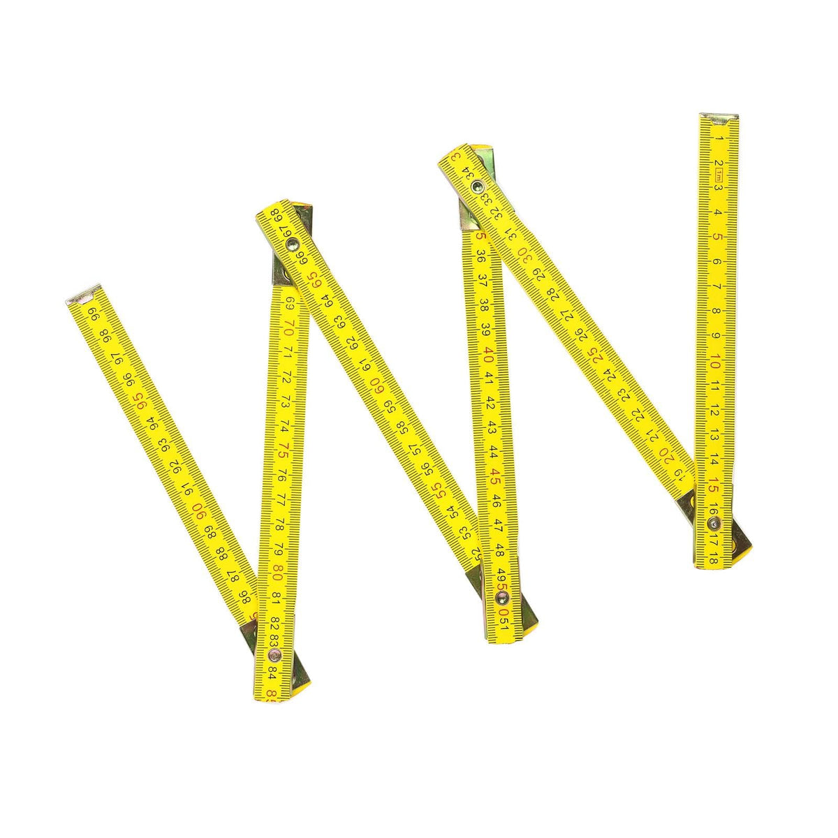 Niigata Seiki WFR-100C SK Wooden Folding Scale, 3.3 ft (1 m)