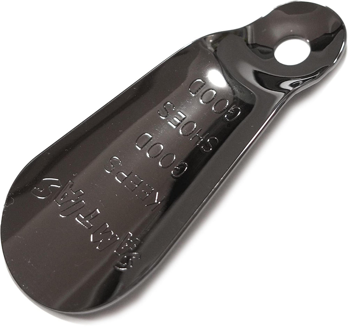 ダナック(Donok) Portable Brass Fashionable Hand Shoe Horn Made in Japan, Black
