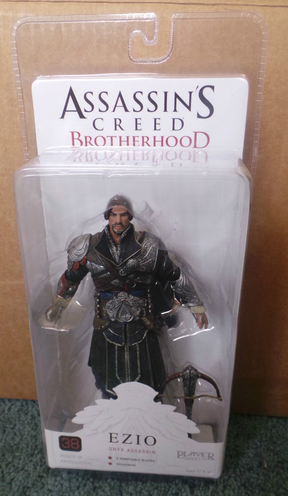NECA Assassin's Creed: Ezio Action Figure (Onyx Costume Unhooded) (Onyx) Limited